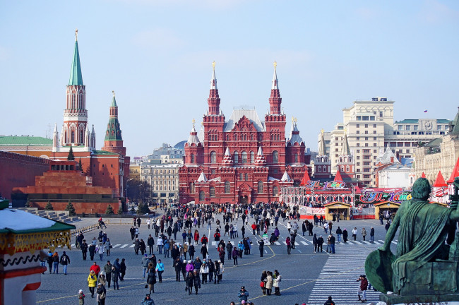 Обои картинки фото города, москва , россия, красная, площадь