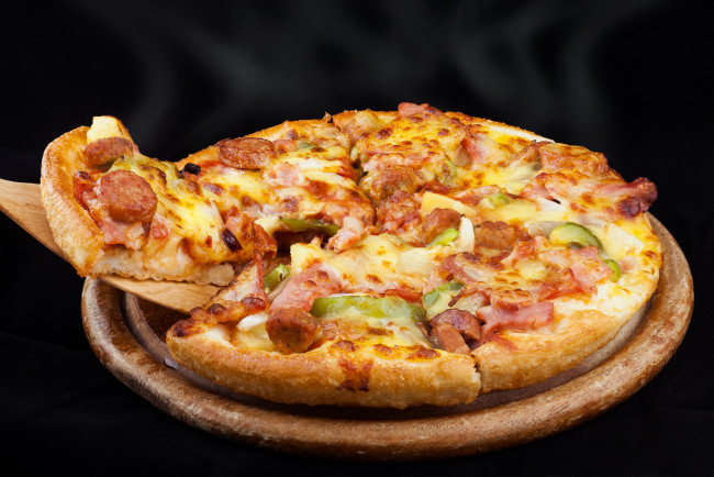 Обои картинки фото еда, пицца, аппетитно