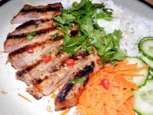 Картинка еда мясные+блюда вьетнамская мясо кухня