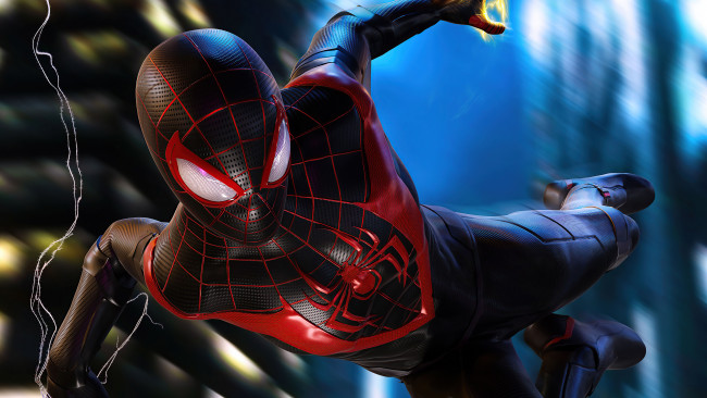 Обои картинки фото видео игры, marvel`s spider-man, marvels, spider, man, miles, morales