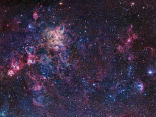Картинка ngc 2070 космос галактики туманности