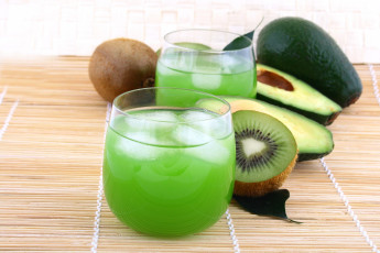 Картинка еда напитки сок киви авокадо