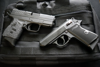 обоя оружие, пистолеты, walther, ppks, 22, 9mm, springfield, xds