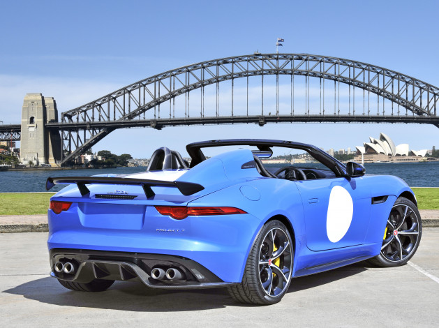 Обои картинки фото автомобили, jaguar, f-type, project, 7, au-spec, 2015г