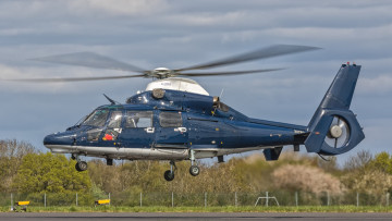 Картинка eurocopter+as 365+n3+dauphin авиация вертолёты вертушка