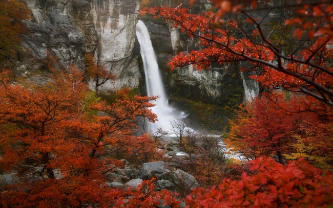 Обои картинки фото chorrillo del salto fall, argentina, природа, водопады, chorrillo, del, salto, fall