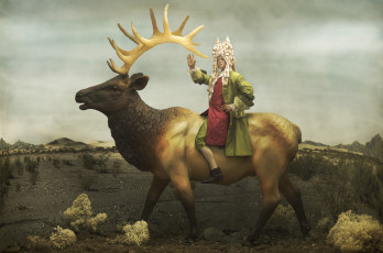 Картинка автор mark holthusen мужчины unsort олень
