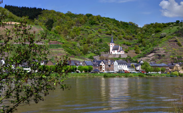 Картинка германия броденбах города пейзажи дома река