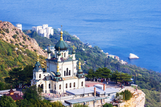 Обои картинки фото форос крым, города, - православные церкви,  монастыри, форос, крым, храм