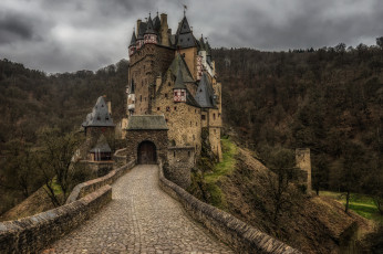 Картинка castle+eltz++germany города замки+германии дорога замок