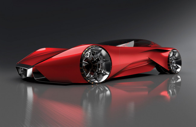 Обои картинки фото mazda rx-vision concept 2015, автомобили, 3д, графика, 2015, concept, rx-vision, mazda