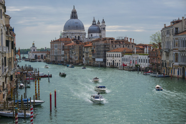 Обои картинки фото canal grande, города, венеция , италия, канал, дома