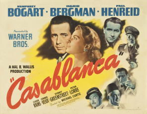 обоя casablanca , 1942, кино фильмы, casablanca, касабланка, драма, хамфри, богарт, ингрид, бергман, мелодрама