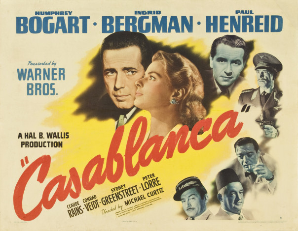 Обои картинки фото casablanca , 1942, кино фильмы, casablanca, касабланка, драма, хамфри, богарт, ингрид, бергман, мелодрама