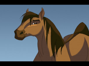Картинка мультфильмы spirit stallion of the cimarron
