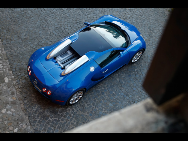 Обои картинки фото 2010, bugatti, veyron, 16, grand, sport, автомобили
