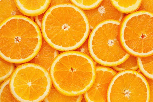 Обои картинки фото еда, цитрусы, апельсины, кружочки, текстура
