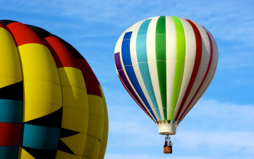 Картинка авиация воздушные+шары спорт небо шары