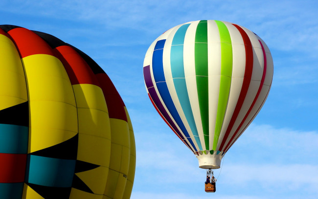 Обои картинки фото авиация, воздушные шары, спорт, небо, шары