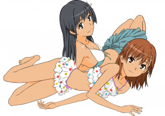 Картинка аниме toaru+majutsu+no+index фон девушки взгляд