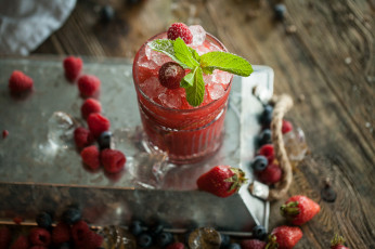 Картинка еда напитки вкусный холодный ягоды напиток
