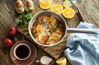 Картинка еда Яичные+блюда зелень яйца завтрак