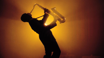 Картинка музыка -другое профиль силуэт саксофон человек