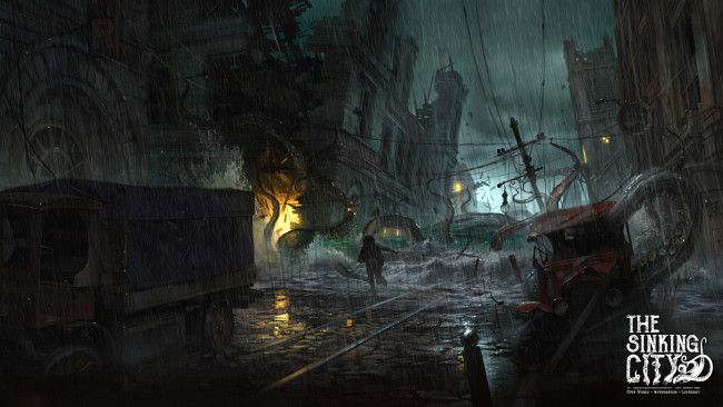 Обои картинки фото видео игры, the sinking city, horror, адвенчура, the, sinking, city
