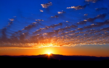 обоя sunrise, природа, восходы, закаты, рассвет, облака, утро