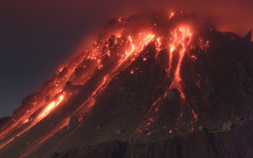 обоя volcanic, eruption, природа, стихия, извержение, вулкан