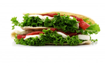 Картинка еда бутерброды гамбургеры канапе зелень мясо фастфуд лепешка