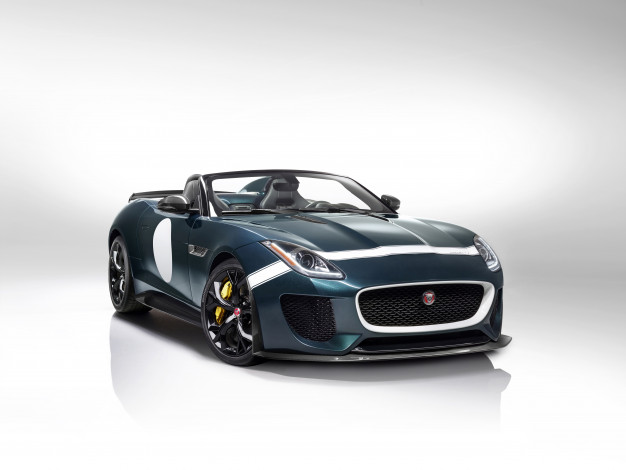 Обои картинки фото 2014 jaguar f-type project 7, автомобили, jaguar, кабриолет, зеленый