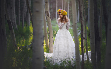 Картинка девушки -unsort+ брюнетки +шатенки девушка лес природа