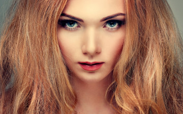 Картинка девушки -unsort+ лица +портреты волосы ресницы губы взгляд макияж красивая девушка