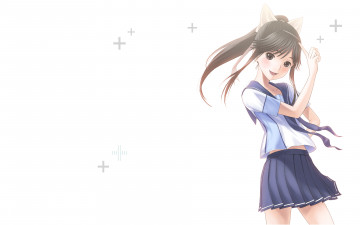Картинка аниме loveplus юбка крестики девушка