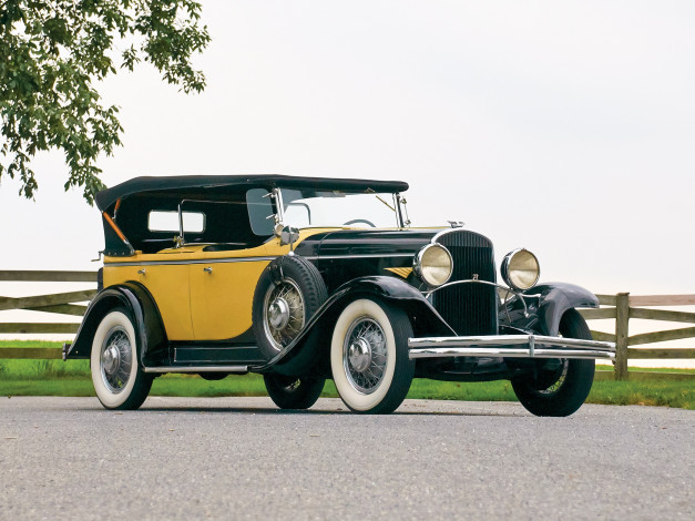 Обои картинки фото автомобили, классика, chrysler, 1930г, phaeton, cowl, dual, series, 77, locke