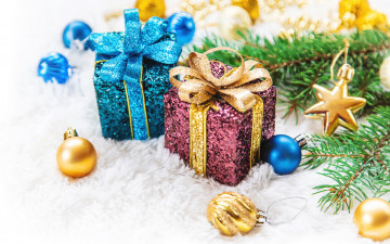 Картинка праздничные подарки+и+коробочки подарки ленты банты