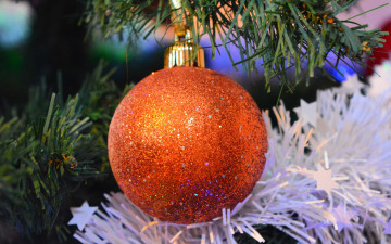 Картинка праздничные шары елочный шарик макро