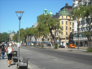 Картинка швеция города улицы площади набережные