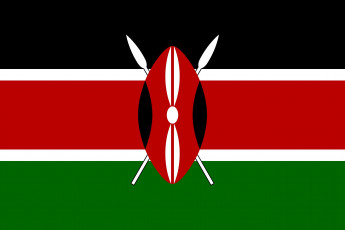 Картинка кения разное флаги гербы зеленый черный красный