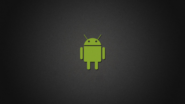 Обои картинки фото компьютеры, android, зелёный, логотип, тёмный