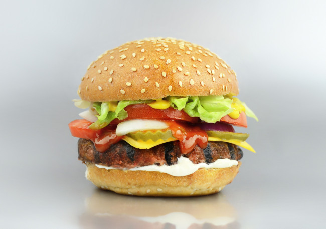 Обои картинки фото еда, бутерброды, гамбургеры, канапе, фастфуд, гамбургер