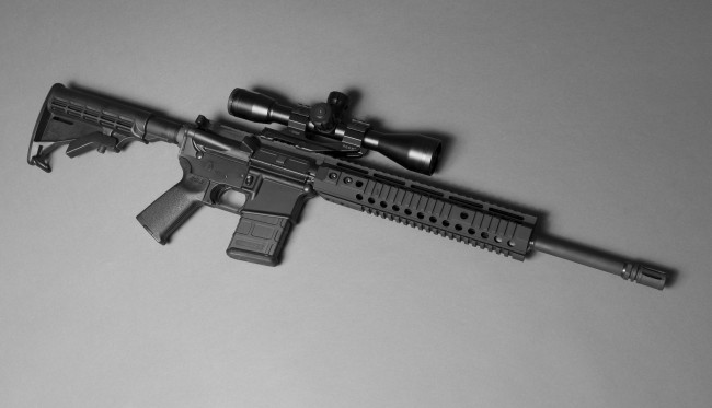 Обои картинки фото оружие, винтовки с прицеломприцелы, штурмовая, винтовка, ar-15, фон