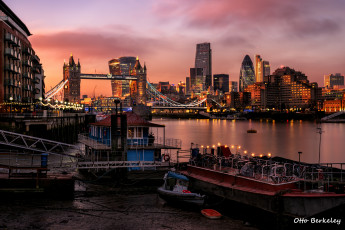 Картинка города лондон+ великобритания вечер