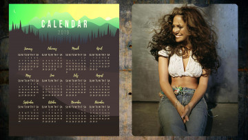 обоя календари, знаменитости, улыбка, актриса, женщина