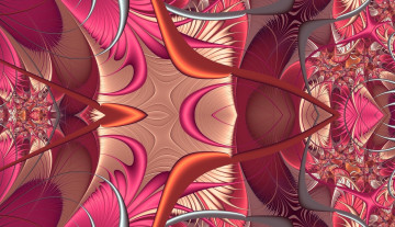 Картинка 3д+графика фракталы+ fractal узор цвет фон