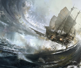 Картинка фэнтези корабли корабль