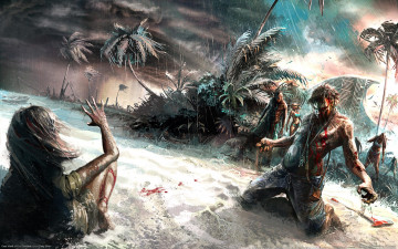 Картинка dead island видео игры зомби