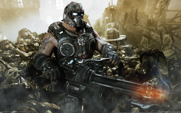 Картинка gears of war видео игры постапокалипсис marcus fenix