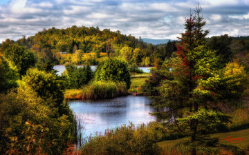 Картинка природа реки озера пейзаж лес озёра деревья